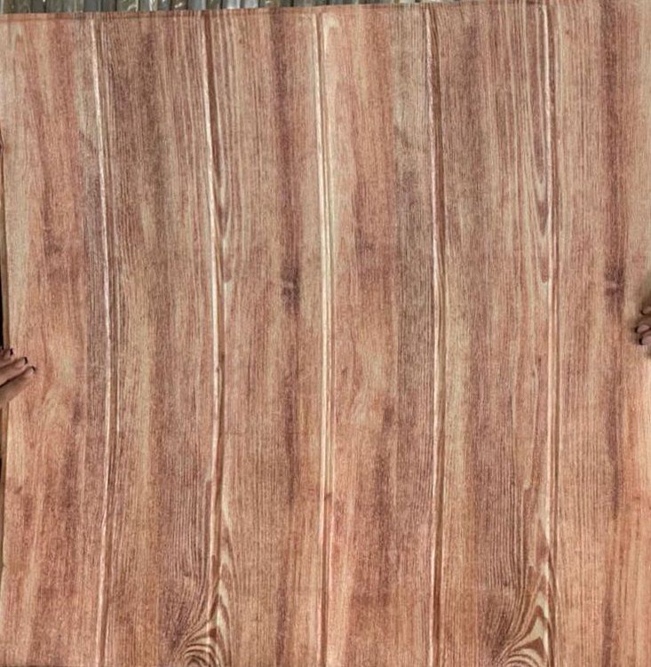 دیوارپوش فومی طرح چوب گردویی cc-77