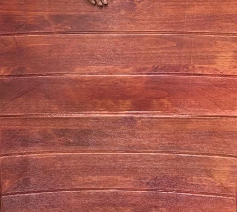 دیوارپوش فومی طرح چوب رنگ ماهگونی cc-74