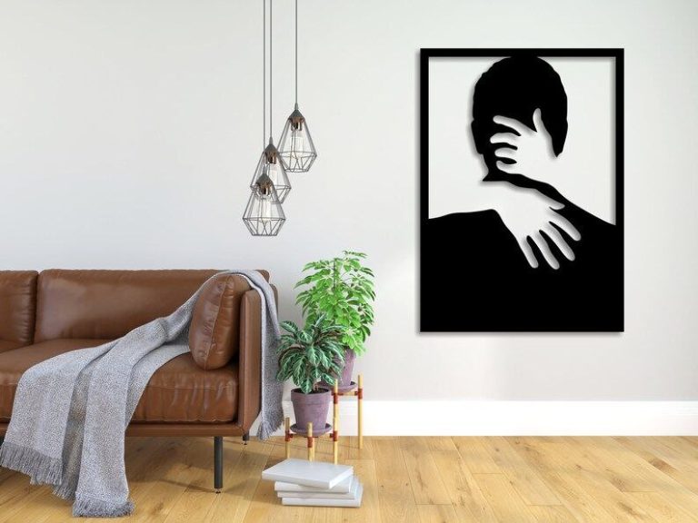 تابلو فلزی آغوش تو